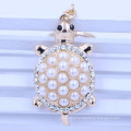 New design pearl animal keychain turtle souvenir